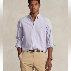 Ralph Lauren Classic Fit Oxford Long Sleeve Button Down Shirt